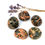 Thumbnail: Orange Orthoclase w/ Black Tourmaline Tumblestone 20-30mm