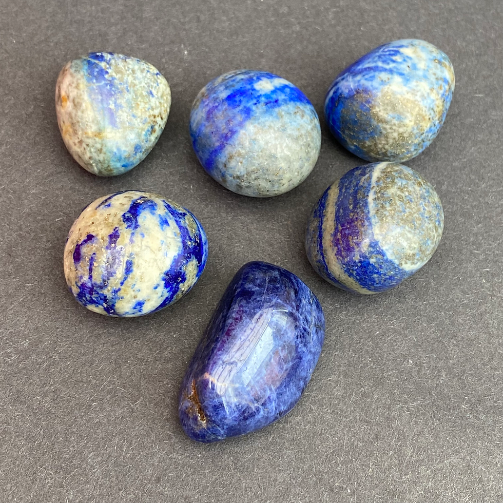 Thumbnail: Lapiz Lazuli Ball Tumblestone Crystal