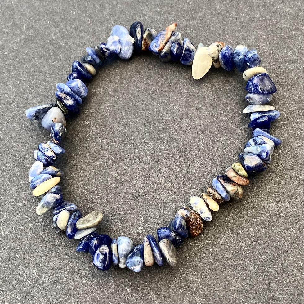 Thumbnail: Sodalite Crystal Chip Bracelet