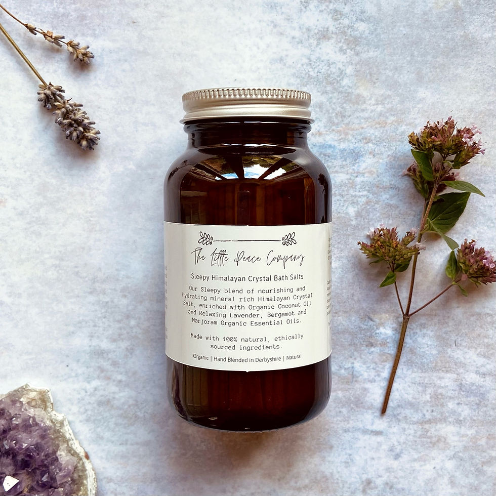 Thumbnail: Little Peace Duo Box - Soy Wax Aromatherapy Candle & Himalayan Bath Salts