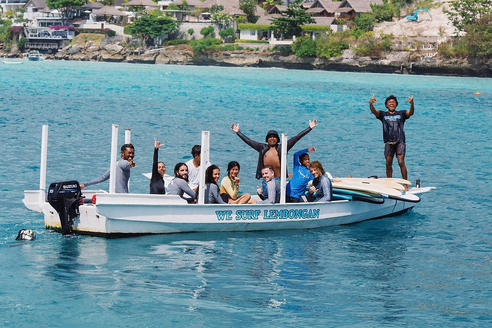surf lessons nusa lembongan