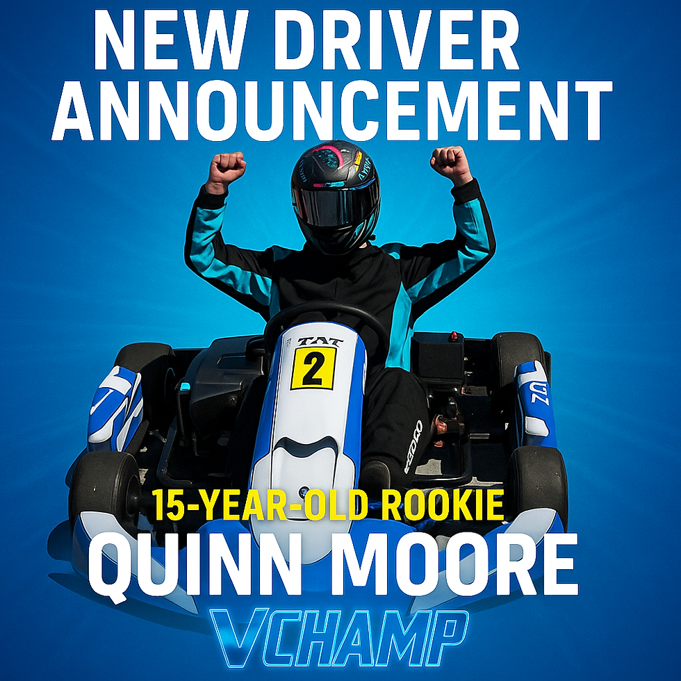 Quinn Moore announced as a Rookie in the 2026 VChamp season 1