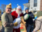 James, Santa & Pete..and some more turkeys