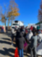 Line waiting for us to open