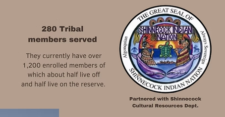 THE FIRST FOODS PROGRAM'S NEW INITIATIVE LAUNCHES IN PARTNERSHIP WITH SHINNECOCK CULTURAL AFFAIRS DEPARTMENT AND THE FIRST NATIONS DEVELOPMENT INSTITUTE.