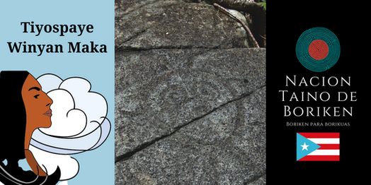 Celebrando una Nueva Era de Colaboración: ¡Nación Taino de Boriken y Tiyospaye Winyan Maka!
