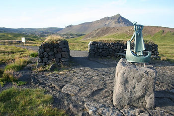 Laugarbrekka birthplace of Guðríður