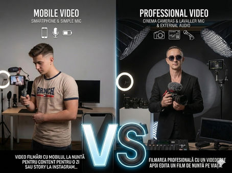 Video Nuntă: Telefon vs. Filmare Profesională |Flystudio