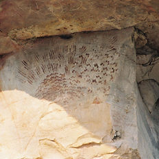rock paintings in zambia