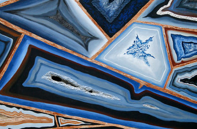 Polyhedroid agate pattern