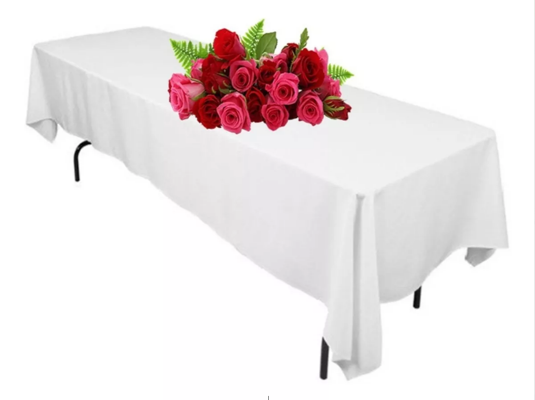 Toalha Mesa Pranchão Tampão 4 X 1.50 Oxford - Branco