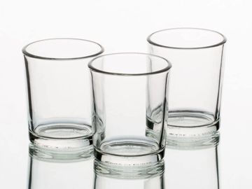 Basic Glass Votives - Set of 3