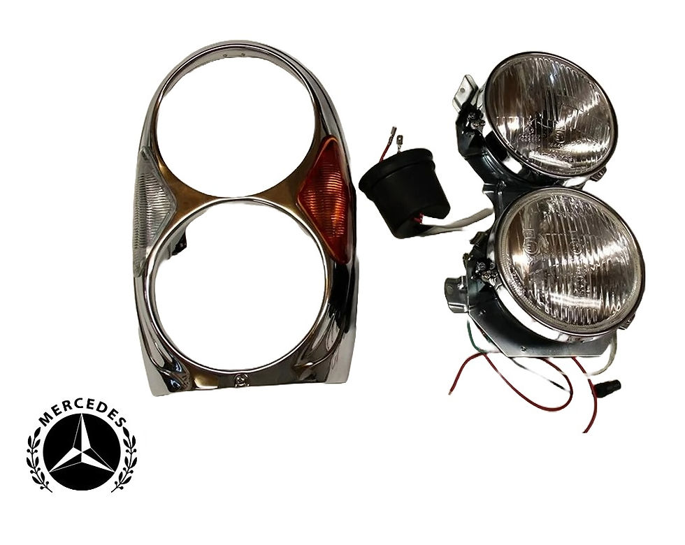 Miniatura: Mercedes W108 W109 W111 W112 complete headlamp right 1088207361 — Retro Classic Spares