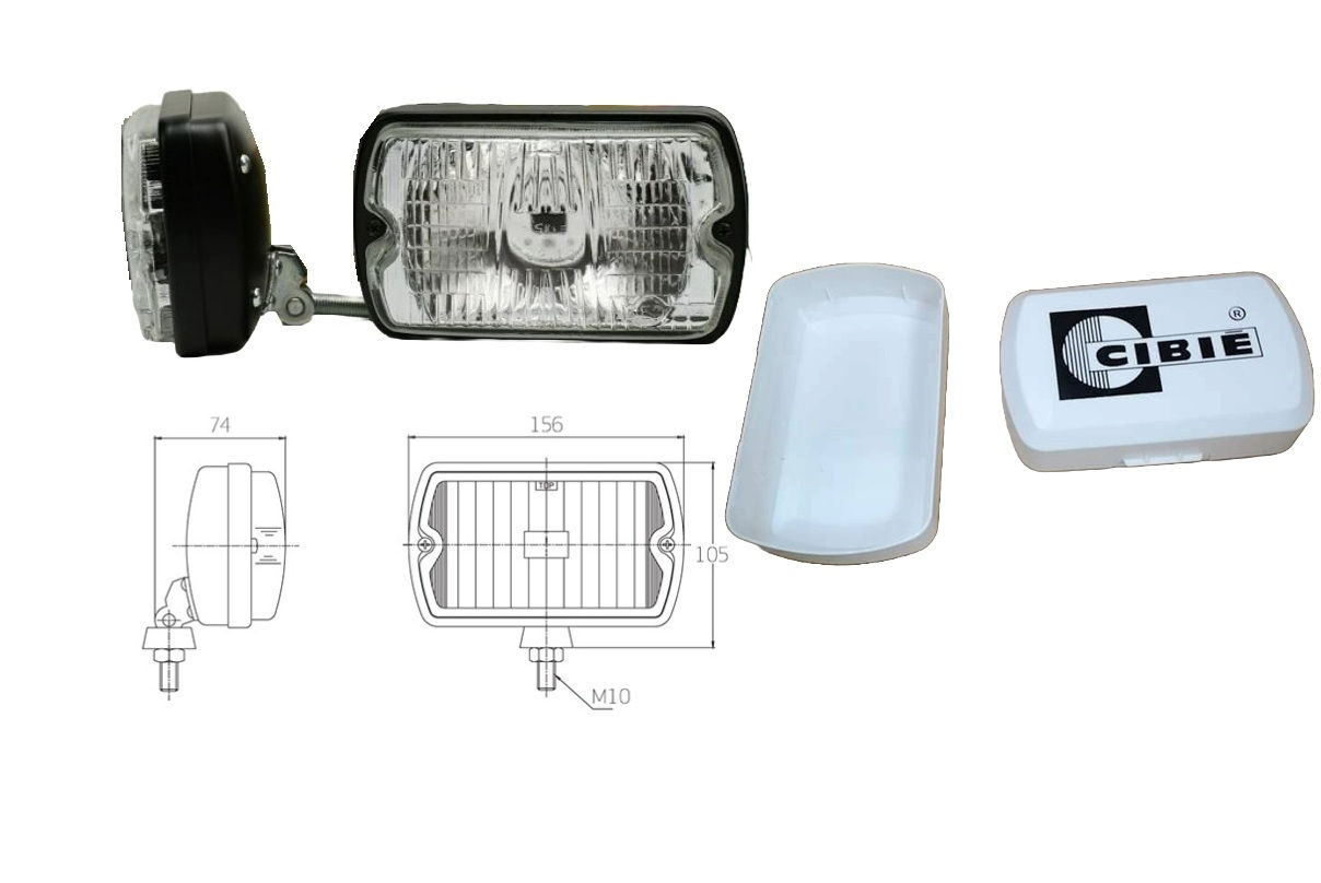 Rally Fog lamps Cibie Airport Style set with covers