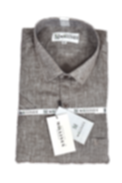 Pure Linen Fabric Shirt Colour Brown
