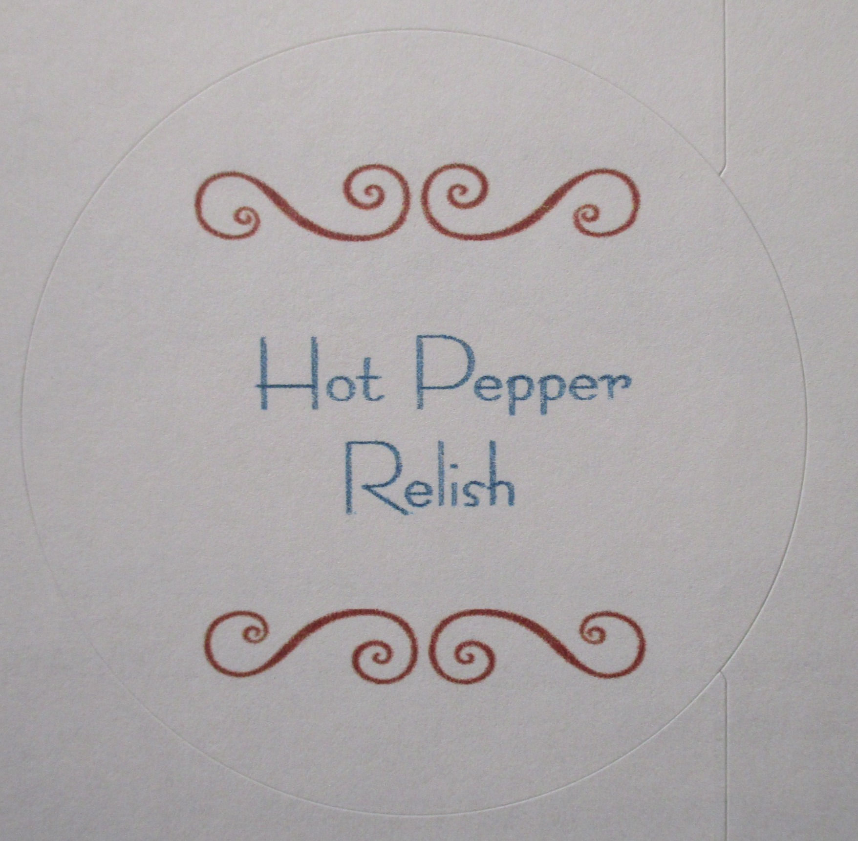 Hot Pepper Relish