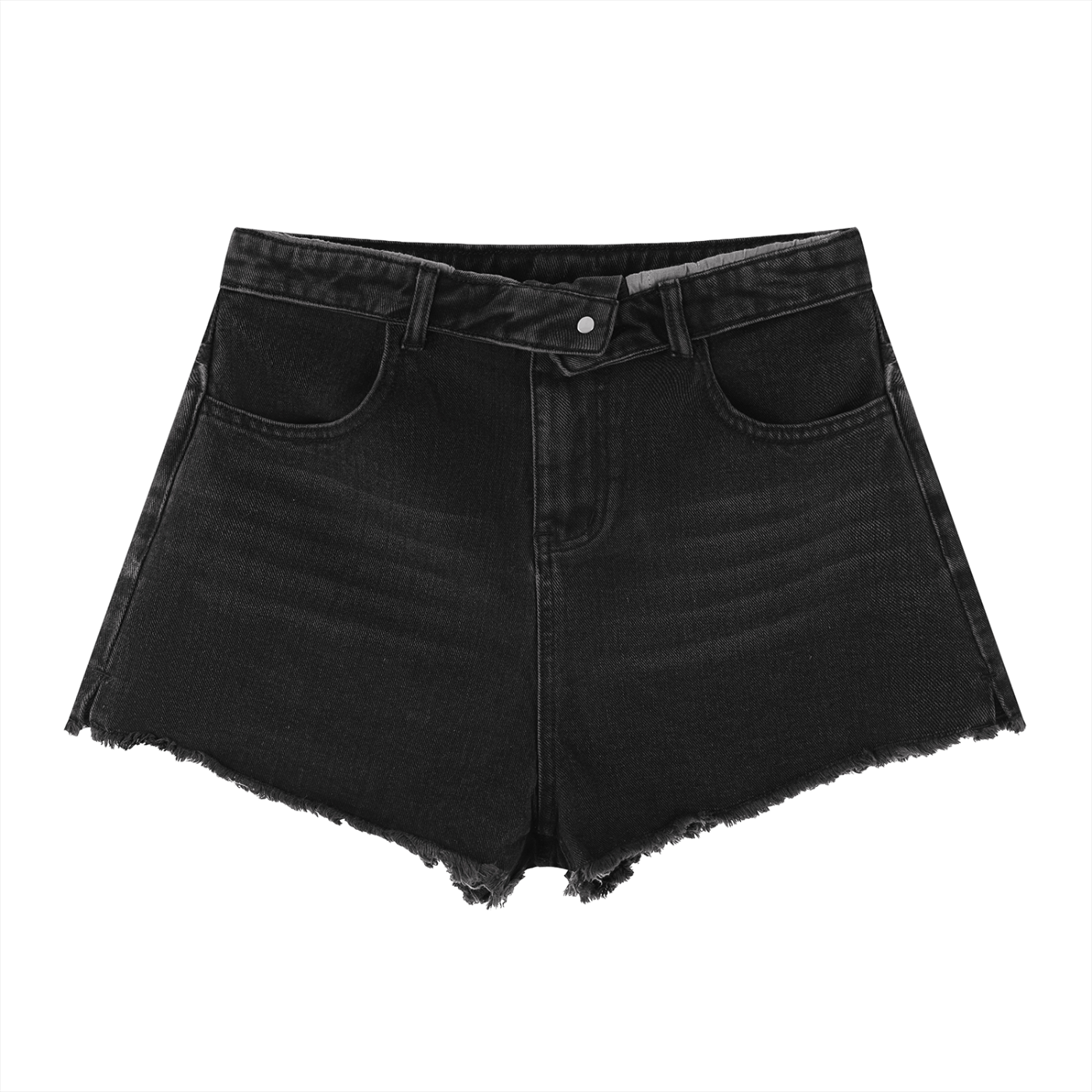 Shelvit Vintage Wash High Rise Shorts - The magazine