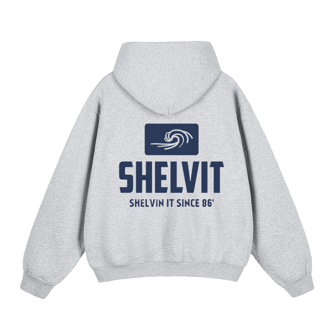 Shelvit Fleeced Boxy Hoodie - The Jax