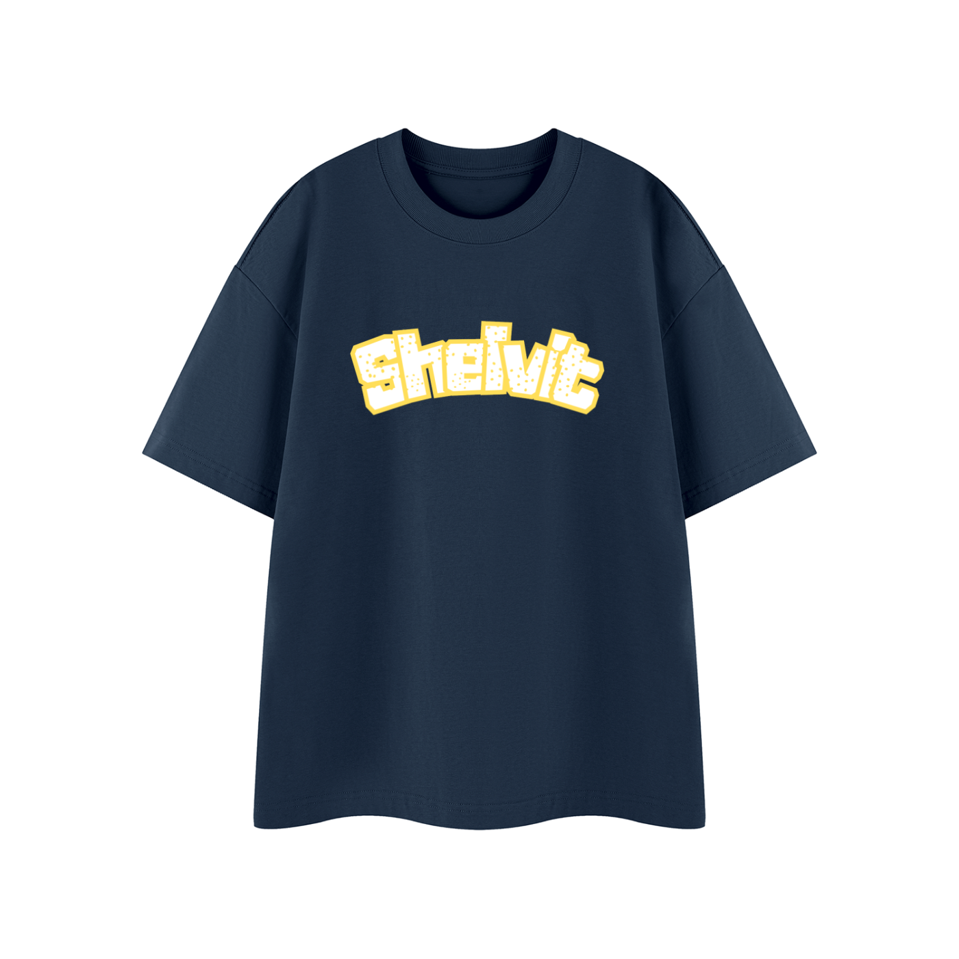 Shelvit Drop Shoulder Cotton Tee