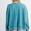 Thumbnail: Flower Washed Terry Knit Pullover