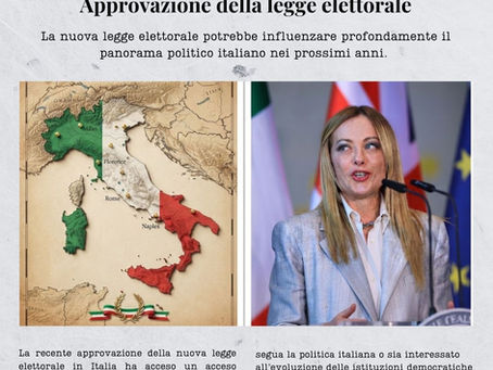 La aprobación de la ley electoral en Italia y sus efectos en la política futura