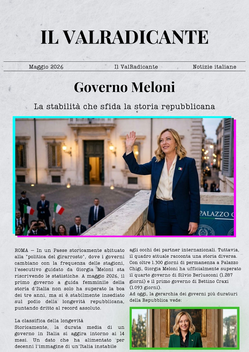 Governo Meloni: la stabilità che sfida la storia repubblicana