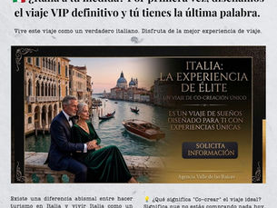 🇮🇹 L'Italia su misura per te? Per la prima volta, stiamo progettando un viaggio in Italia VIP d'eccezione (e l'ultima parola spetta a te).