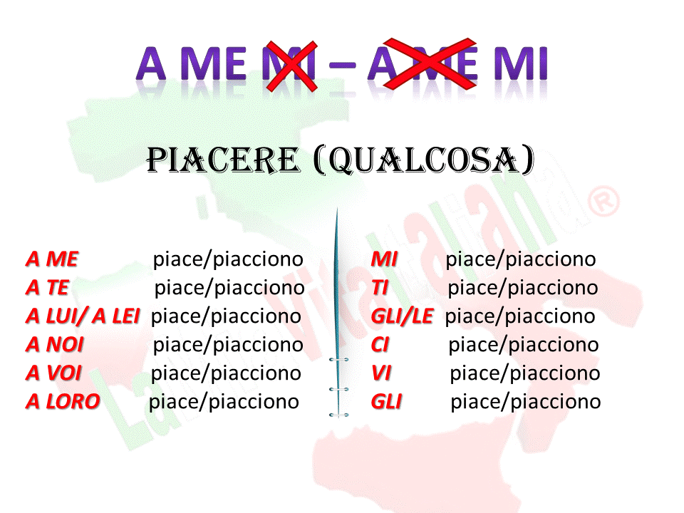 Risultati immagini per piace/piacciono