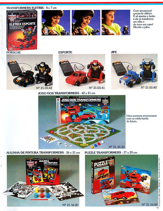 BACK TO THE 80's - Os Transformers brasileiros exclusivos da Estrela