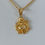 Thumbnail: Gold Laughing Buddha Pendant 
