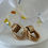 Thumbnail: Vintage Gold Loop Earrings