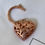 Thumbnail: Vintage Rose Gold Heart Padlock Pendant