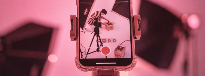 Recording content for social media