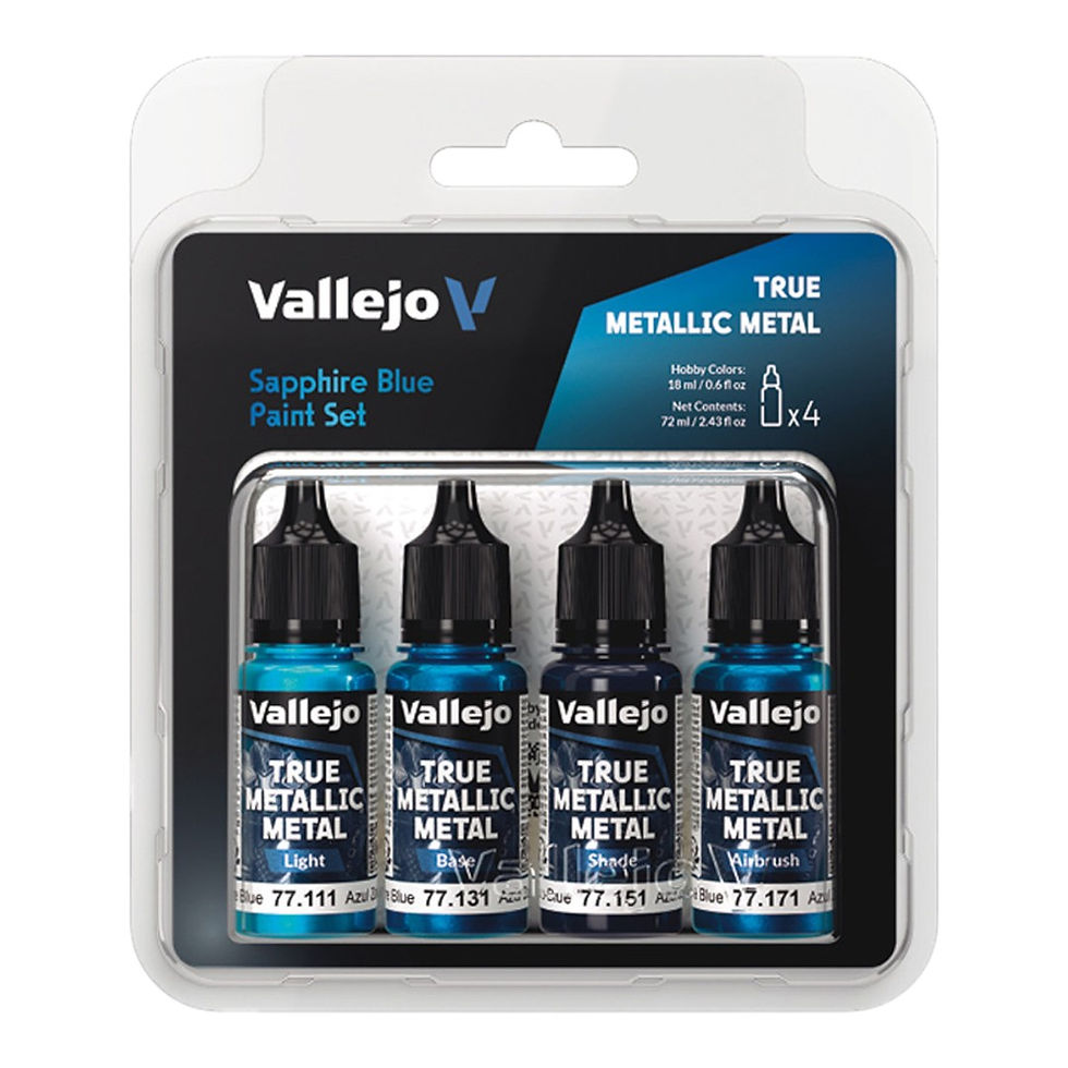 True Metallic Metal: Sapphire Blue Color Set (4)
