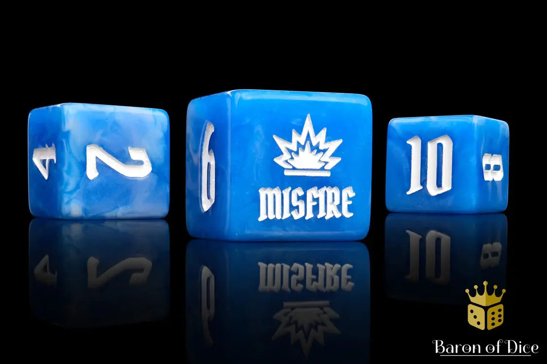 Blue Emperor - Artillery Dice - Individual