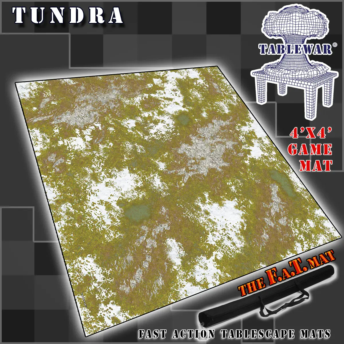 4x4 'Tundra' F.A.T. Mat Battle Gaming Mat