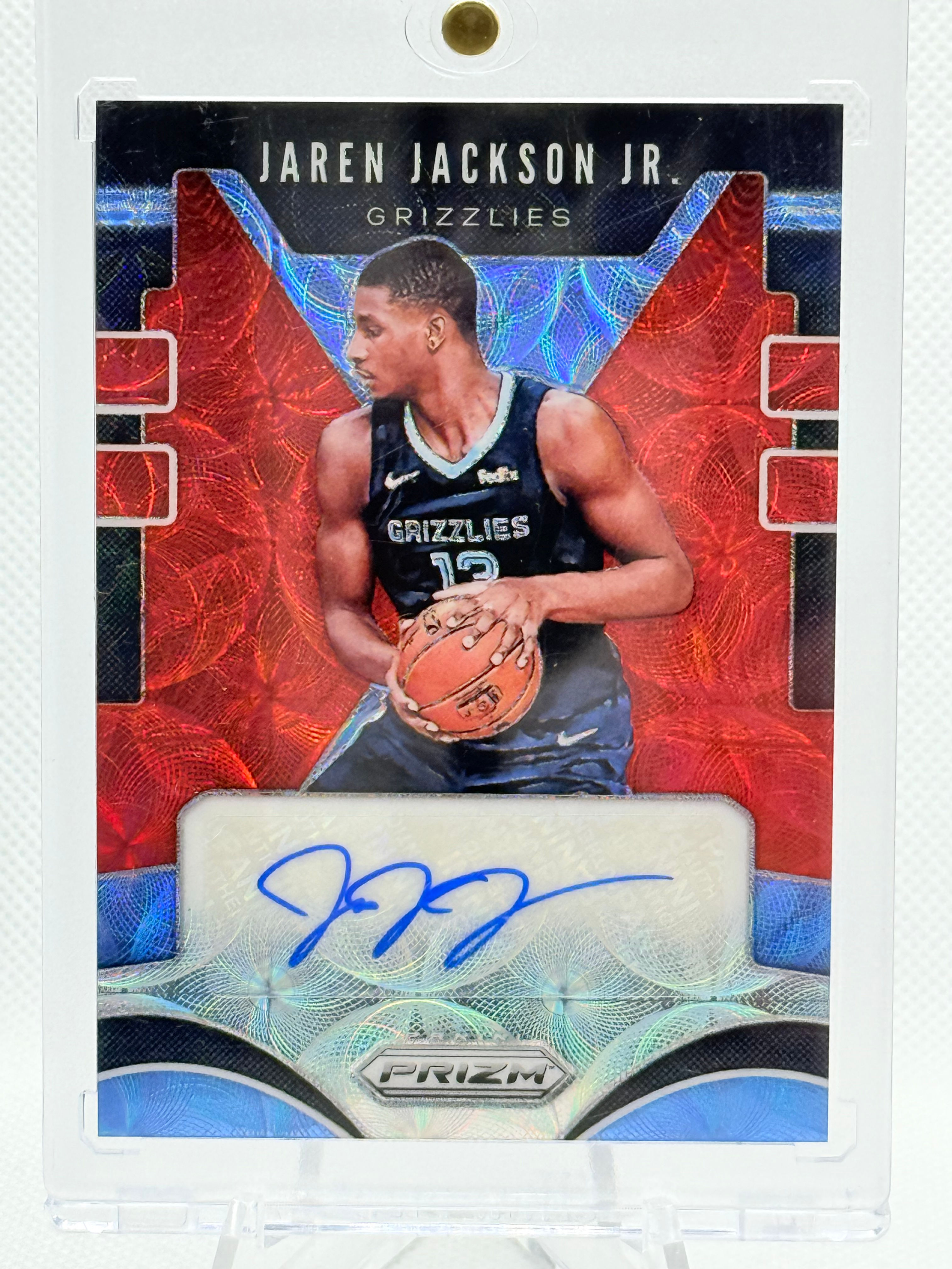 JAREN JACKSON JR. 2019-20 PANINI PRIZM RED CHOICE SIGNATURES AUTO SP #SG-JJJ
