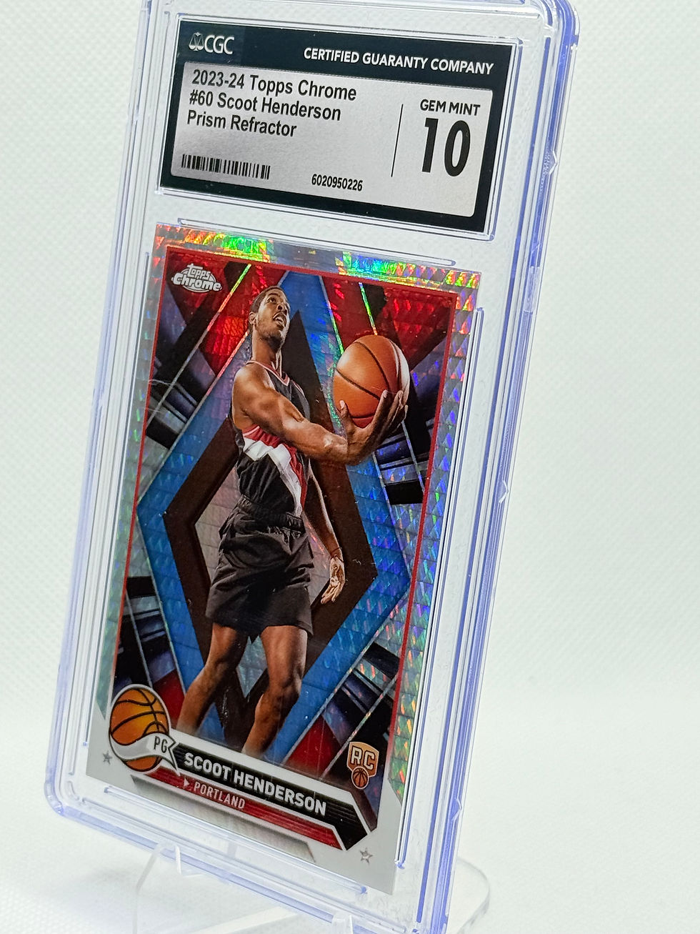 Thumbnail: 2023-24 Topps Chrome - Prizm Refractor Scoot Henderson (RC) GEM MINT 10!!