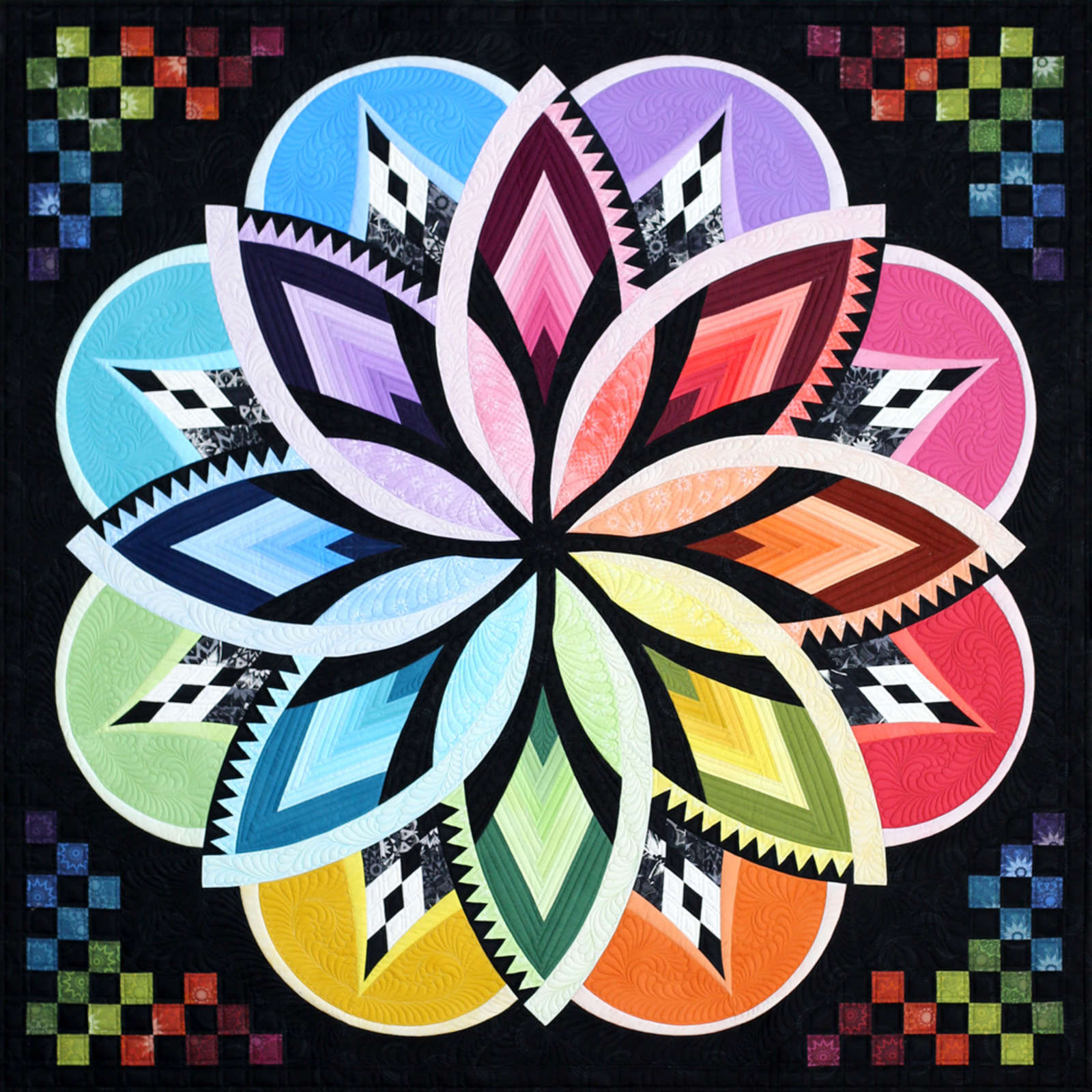 Luminary Wall Size Quilt Kit and Pattern by Quiltworx - Original Colorway