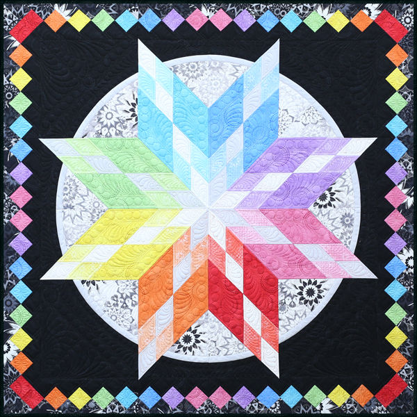 PopStar Quilt Kit and Pattern by Quiltworx - Original Colorway
