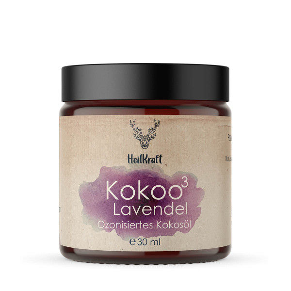 Heilkraft Kokoo³ Lavendel - Ozonisiertes Kokosöl + Lavendel