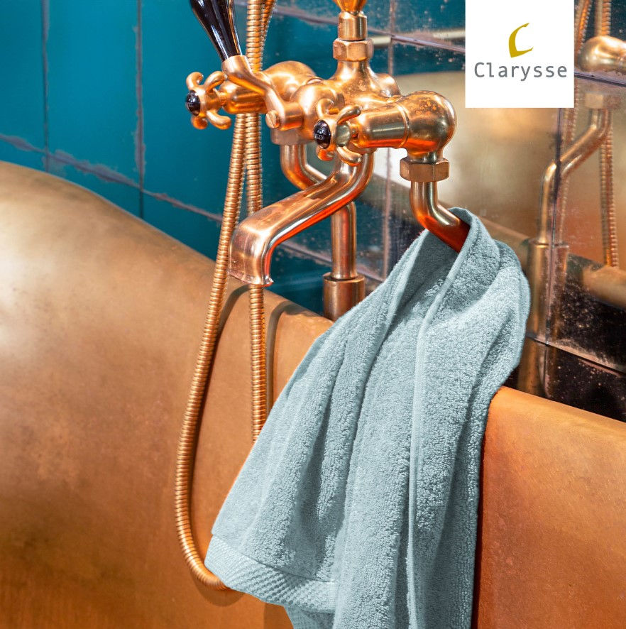 Miniature : Serviette bain BLEU CIEL