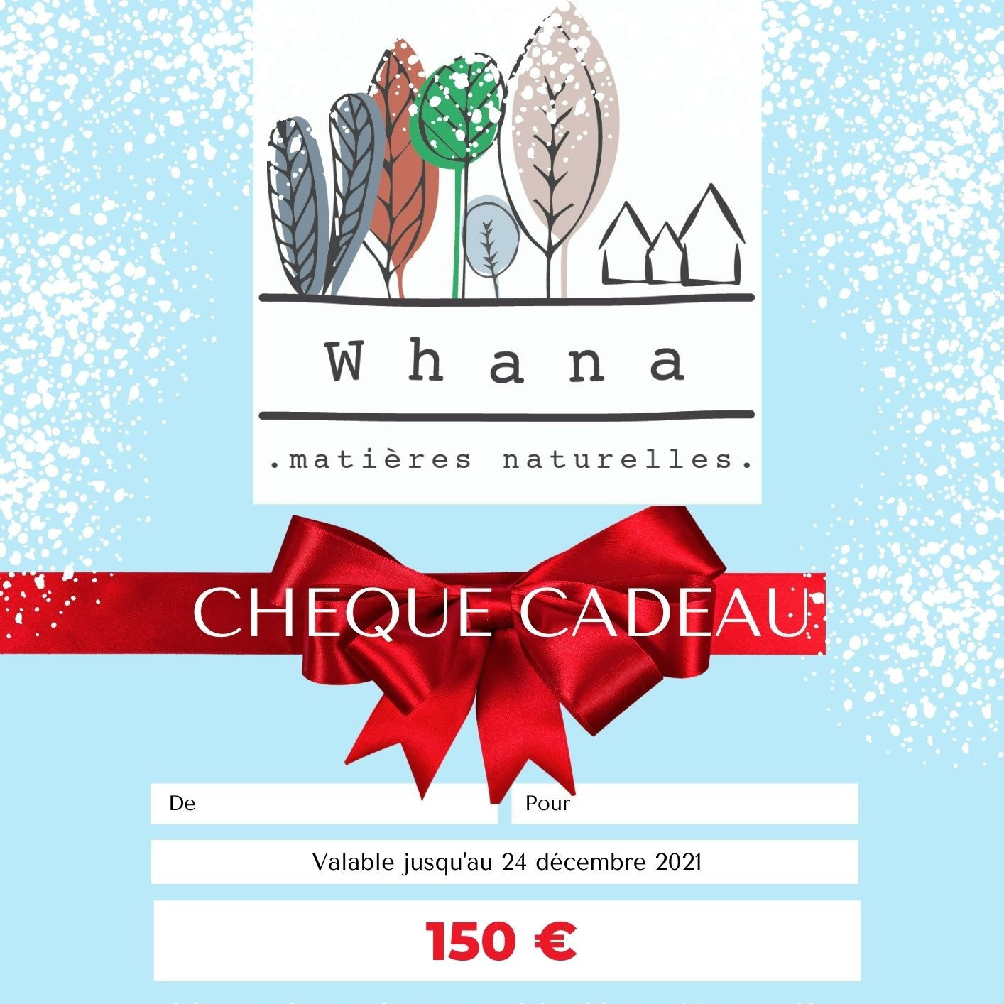 CHEQUE CADEAU 150€