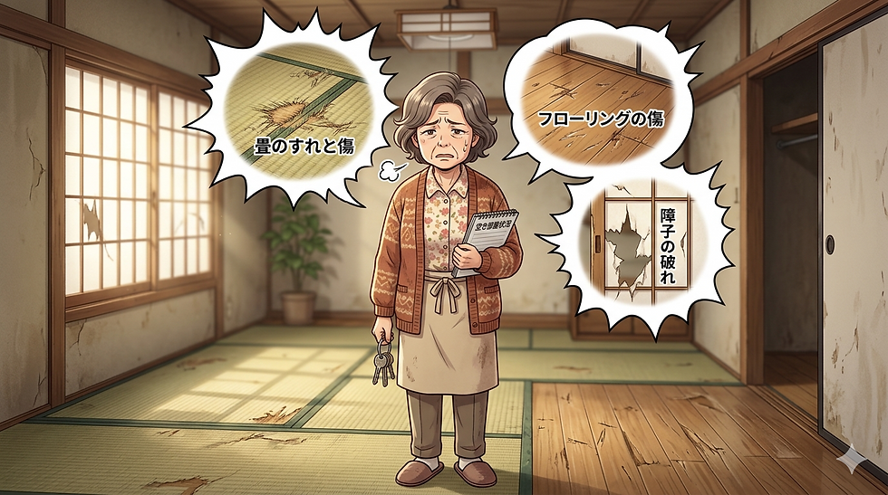 原状回復で減価償却しなくていいもの」