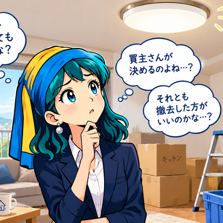 家の売却時、エアコンや照明は置いていっていいのか