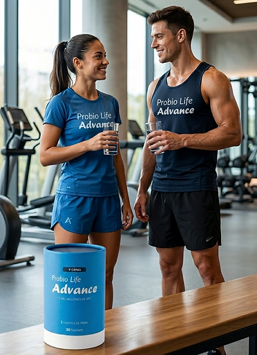 Deportistas consumiendo Probio Life Advance