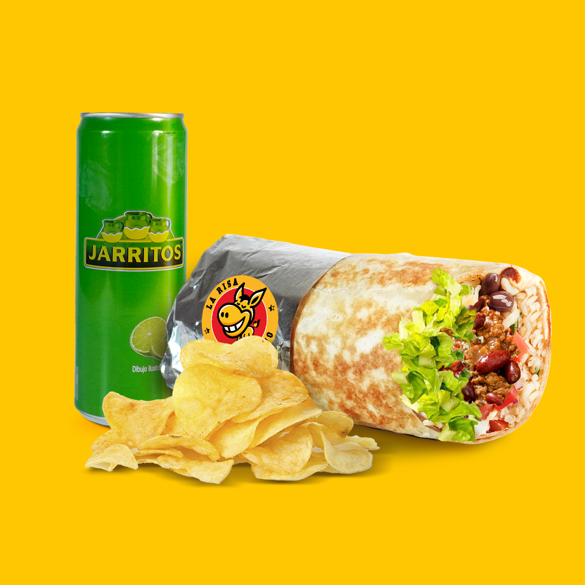 Arranged Food and Objects