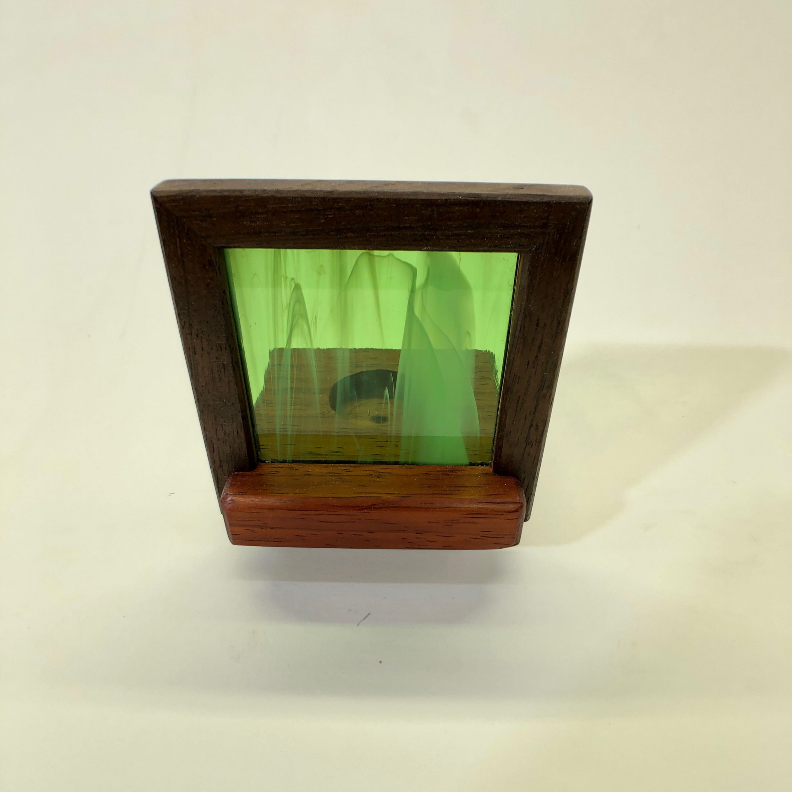 Stained glass candle holder