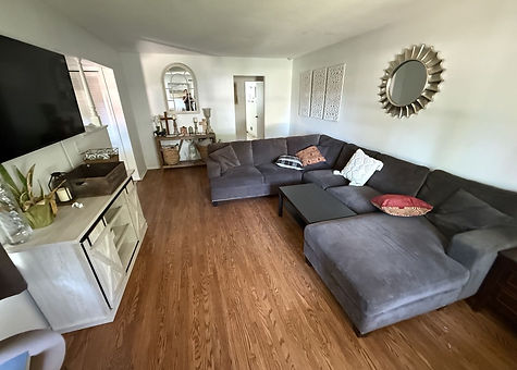 Living room ready for the week