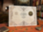 D&D Dungeons and Dragons Class Certificate Old World Magic Artificer
